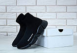 Кросівки Balenciaga (носок) "Чорний" р.36-45, фото 8