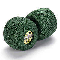 YarnArt IRIS (Ірис) № 928 темно-зелений (Пряжа мерсеризована бавовна, нитки для в'язання)