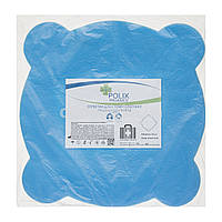 Серветки чаші-плювальниці Polix, спанбонд, блакитні, 50 шт