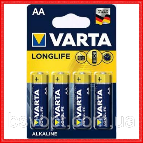 Батарейки Varta Longlife Alkaline AA 4 шт