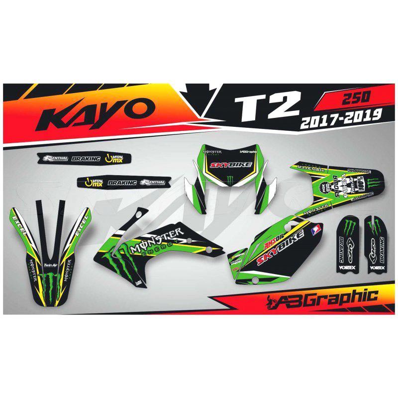 Наклейки на мотоцикл KAYO T2 7 (ID#1569457792), цена: 1250.70 ₴, купить ...