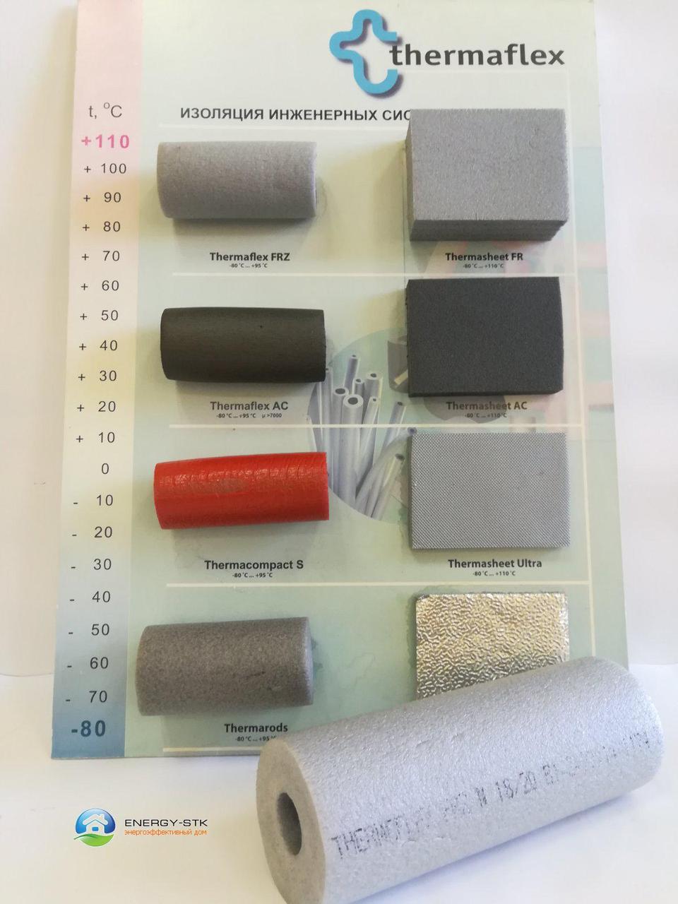 Ізоляція труб Thermaflex FRZ (спінений поліетилен) 25х102мм