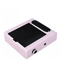 Профессиональная вытяжка BQ 858-1 для маникюра и педикюра с НЕРА-фильтром, 80 Вт. Розовый