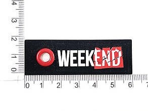Нашивка Weekend 60х20 мм, фото 2