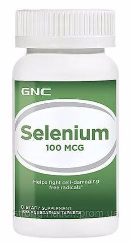 Selenium 100 | 100 tab | GNC, Селен