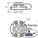 Замок BORIKA FASTen Fs219 чорний для кріплення аксесуарів на човен, фото 2