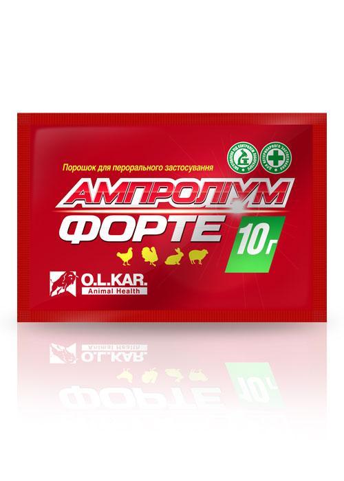 Ампроліум Форте 30% 10г O.L.KAR. (кокцидіостатик для птиці, кролів, овець), фото 1