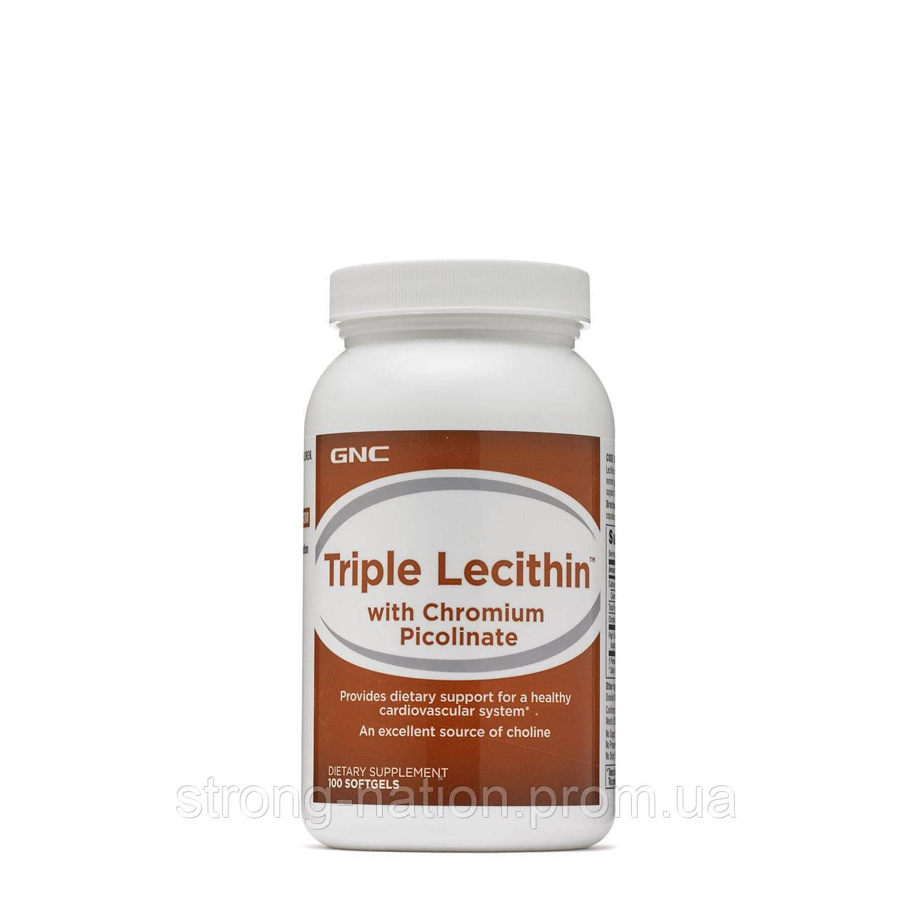TRIPLE LECTHIN 1200 | 100 softgels | GNC, Лецитин