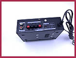 Підсилювач звуку стерео якість ZPX ZX-1311 інтегрольний підсилювач зі вбудованим медіаплеєром FM тюнером, фото 3