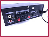 Підсилювач звуку стерео якість ZPX ZX-1311 інтегрольний підсилювач зі вбудованим медіаплеєром FM тюнером, фото 8