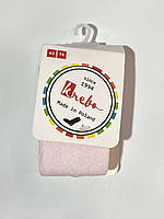 Колготки дитячі для дівчинки Krebo 1007-110 62-74 см Рожевий