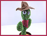 Яктус іграшка, що співає Іграшка Повторюшка кактус в одязі ковбой, фото 3