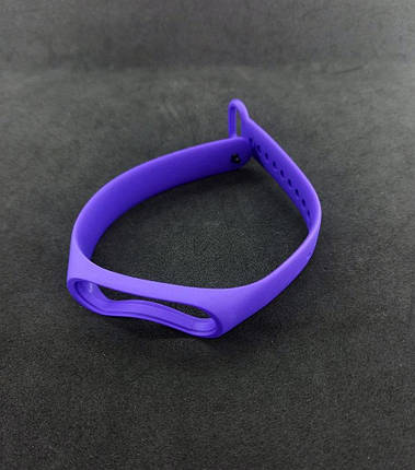 Ремінець силіконовий для фітнес браслета Mi Band 5/6 Ultra Violet, фото 1