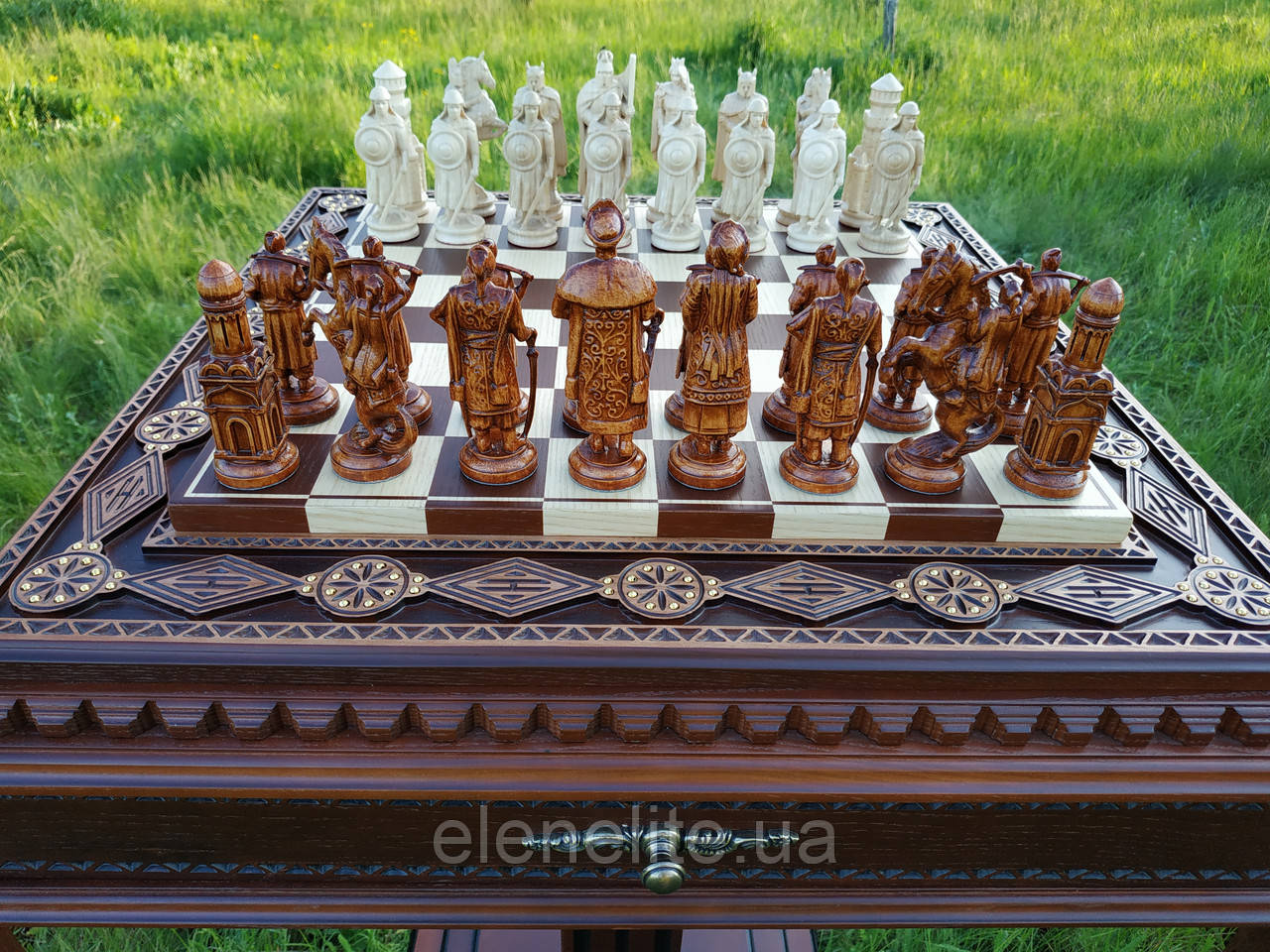 Купить Шахматный стол "Battle for Kings" с двумя ящиками для хранения ...