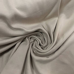 Трикотаж інтерлок пеньє, однотонний бежевий (Туреччина шир. 1,8 м) (T-0002)