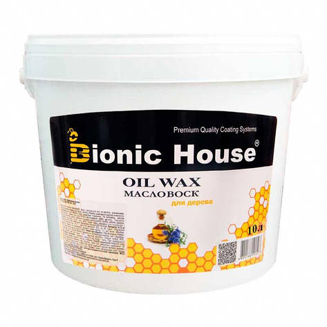 Натуральне Масло-віск для дерева Bionic-House 10л (прозорий), фото 1