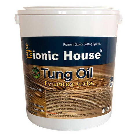 Тунгове масло Tung Oil Bionic-House 0,5 л Безбарвний, фото 1