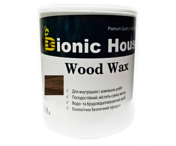 Фарба для дерева WOOD WAX Bionic-House 0,8л Палісандр А111
