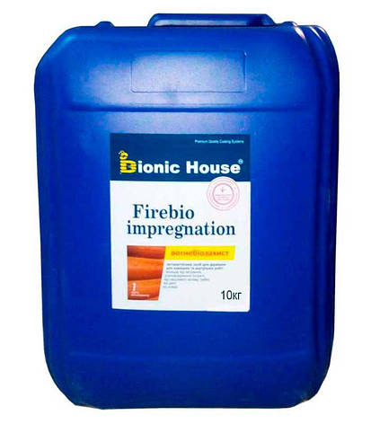 Вогнебіозахисні просочення FireBio Impregnation Bionic-House 10кг Безцветная, фото 1