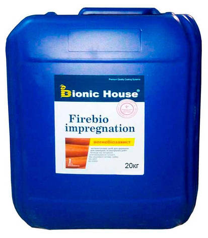 Вогнебіозахисні просочення FireBio Impregnation Bionic-House 20кг Безцветная, фото 1