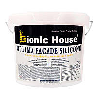 Optima Facade Silicone - Зносостійка гідрофобна силікон-акрилова фарба для мінеральних фасадів Bionic-House