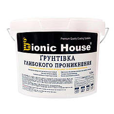 Ґрунт універсальний для мінеральних поверхонь глибокого проникнення. Bionic-House 4,2 кг