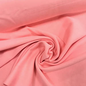 Трикотаж інтерлок пеньє, однотонний рожева пудра (Туреччина шир. 1,8 м) (T-0009)
