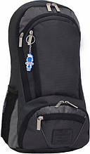 Рюкзак для ноутбука Bagland Granite 23 л. Чорне срібло