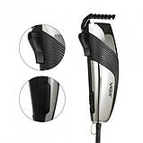 Машинка для стриження VGR V-121 8 насадок, фото 3