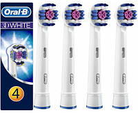 Сменные насадки для электрической зубной щетки Oral-B EB18 3D White 4 шт