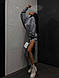 Жіноче плаття міді на флісі, 42-44, сірий, фото 3