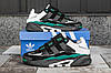 Чоловічі кросівки Adidas Niteball Black Sub Green (Зелені з чорним) Взуття Адідас Найтбол шкіра-замша демісезон, фото 8