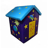 М'який будиночок Ти заходь, якщо що! кожзам Різнобарвний (Тіа-sport ТМ)