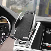Універсальний автомобільний тримач з бездротовою зарядкою S5 Smart Sensor Wireless Car Charger