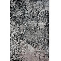 250 см покриття на підлогу сірого кольору, сучасна, однотонна абстракція, LEVADO 03916A L. GREY/D. GREY