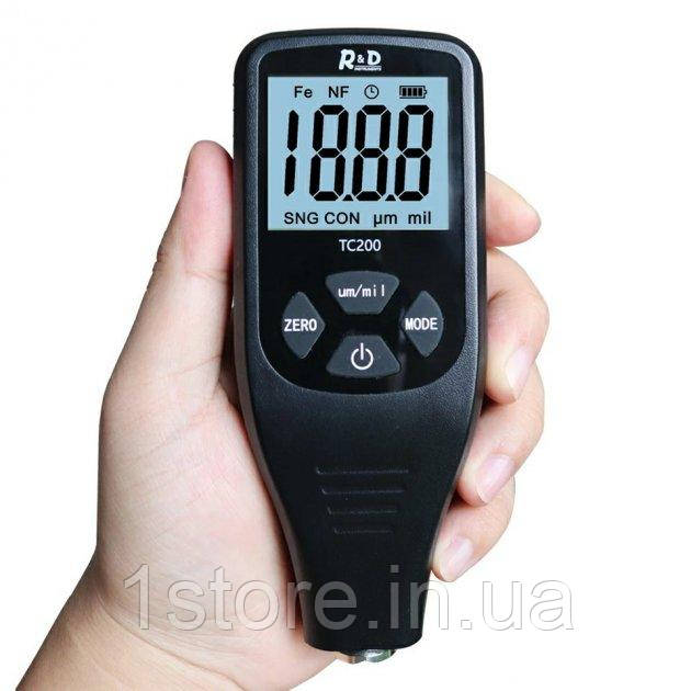 Товщиномір фарби ЛКП R&D TC200 Instruments тестер фарби Товщиномір Професійний, Товщиномієр лкп