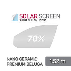 Solar Screen Nano Ceramic Premium Beluga 230, тонувальна плівка, пропускання 70%, 1.524 м