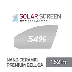 Solar Screen Nano Ceramic Premium Beluga 250, тонувальна плівка, пропускання 54%, 1.524 м
