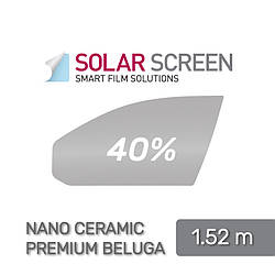 Solar Screen Nano Ceramic Premium Beluga 265, тонувальна плівка, пропускання 40%, 1.524 м