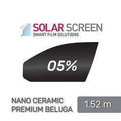 Solar Screen Nano Ceramic Premium Beluga 295, тонувальна плівка, пропускання 5%, 1.524 м