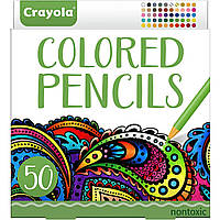 Цветные карандаши 50 шт Crayola Different Colored Pencils Набор карандашей для взрослых и детей