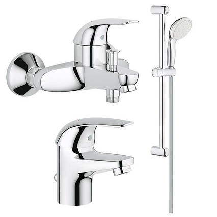 Набір змішувачів Grohe Euroeco 123226S, фото 2