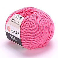 Yarnart JEANS (Джинс) № 78 розовый (Пряжа полухлопок, нитки для вязания) 50 г
