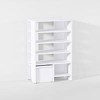 Тумба для взуття з табуреткою MebelProff то-7, обувниця, тумба в приходжу, тумбочка для взуття, обувна тумба Білий