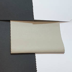 Меблевий шкірзам (екошкіра) для оббивки з крупною зернистою структурою Софітель світло-сірого кольору