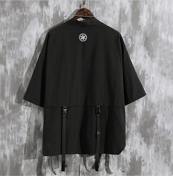 Haori Kimono Cardigan Cosplay Japan Techwear Streetwear Cyperpunk MIRUKI 1577380673