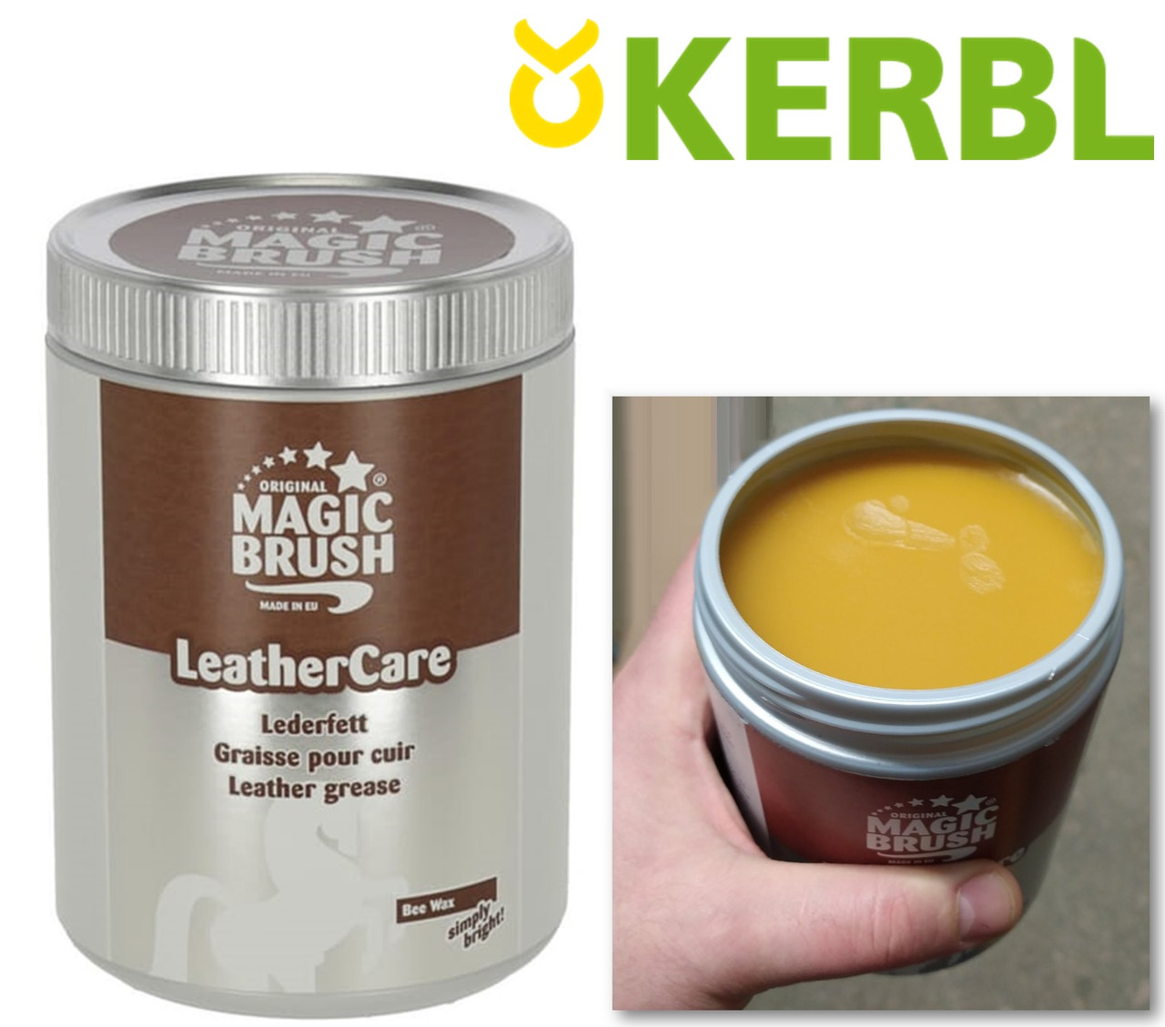 Бальзам з бджолиним воском 450мл для шкіряної амуніції KERBL