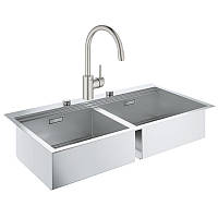 Набір Grohe мийка кухонна K800 31585SD0 + Concetto змішувач 32663DC3