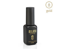 Каучуковий топ із шиммером золото Milano 12 мл