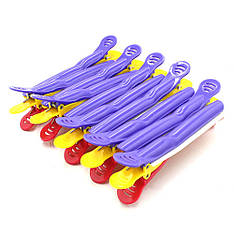 Затискачі для волосся SPL, потрійні, 12 шт (905055)